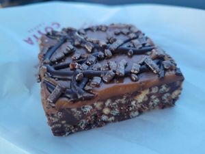 Billionaire's Slice at Costa Coffee in Llandudno