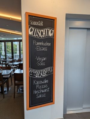 Menu at Swiss Heidi Hotel in Maienfeld