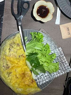 Banh xeo  at Viet Chay in Taichung