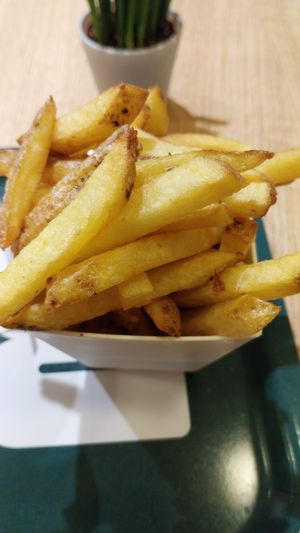 Rustic fries at Bioburger in Versailles