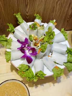 “Goi cuon” Ha Noi  at Om Vegan - Ve Day An Chay in Da Nang