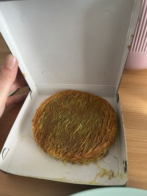 Kunefe  at Mahal Antep in Istanbul