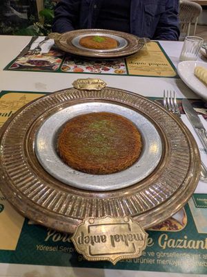 Vegan  Künefe at Mahal Antep in Istanbul