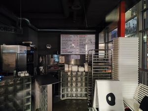 Interior (when closed) at The Bagel Shop in Zurich