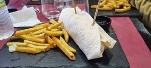 Burrito at Family Burger in El Portil