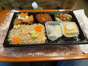 Vegan bento at Evah Vegan Deli - Iwataya Shop in Fukuoka