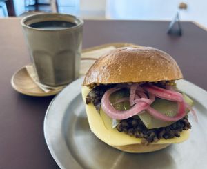 Blood sausage   at Namo Bakery in Warsaw