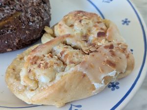 Tofu cream roll at Namo Bakery in Warsaw