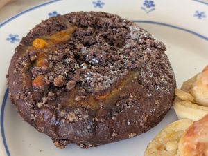 Stuffed with cream and tart berries at Namo Bakery in Warsaw