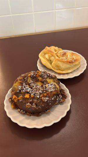 Chocolate and orange something something?? 🤣🤣  at Namo Bakery in Warsaw