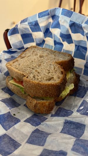 Obviously a sandwich 🤣🤣 it was nice, that’s all you need to know!  at Namo Bakery in Warsaw