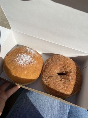 Jam and cinnamon donuts!  at Namo Bakery in Warsaw
