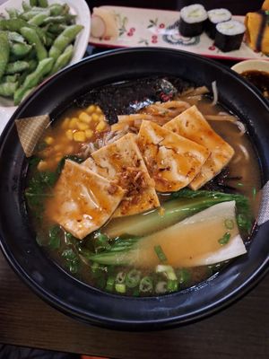 Vegan ramen at Oyama Sushi Japanese Restaurant  in Longford