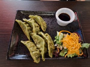 Vegetable gyoza at Oyama Sushi Japanese Restaurant  in Longford