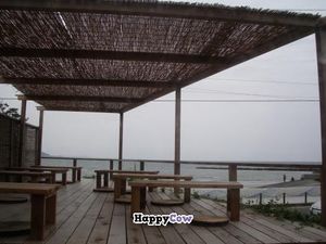 Outside terrace. at Sairam in Kamakura