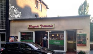 Outside Corona Pizzeria and Trattoria at Pizzeria Corona in Dortmund