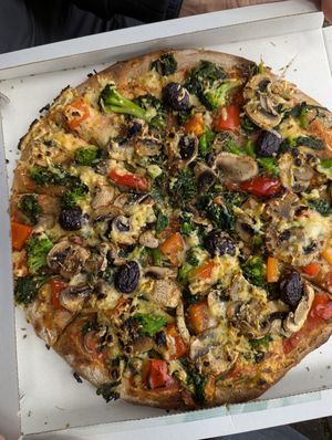 Pizza Vegetaria at Pizzeria Corona in Dortmund