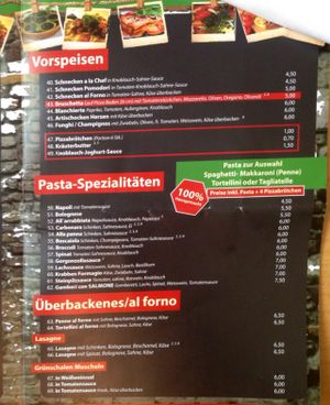 Menu - page 4 at Pizzeria Corona in Dortmund