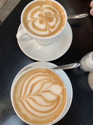 Coffee with oat milk   at Zweitbester in Vienna