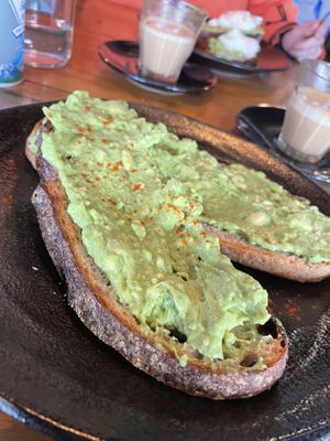 Avocado toast   at Calico in Hakuba