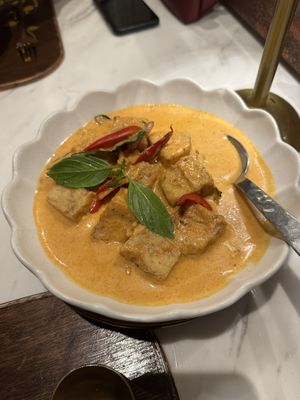 Panang Curry mit Tofu   at Kinnaree in Bangkok