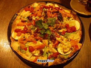 Pizza at Cafe Life Force in Kamakura