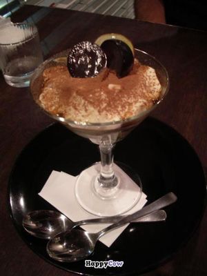 Vegan tiramisu. at Cafe Life Force in Kamakura