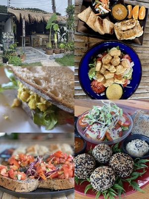 Vegan food at Home No. 8 in Krabi