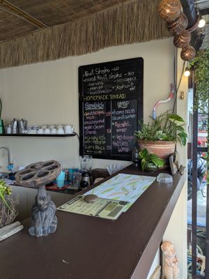 Specials board at Home No. 8 in Krabi