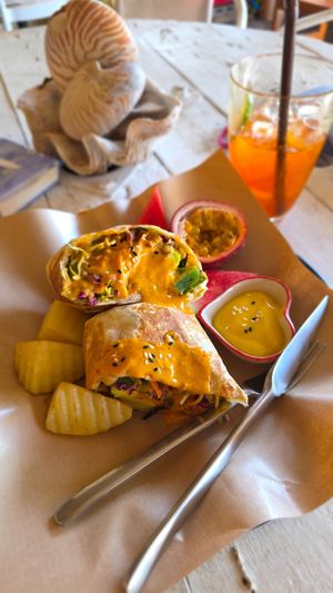 Home no.8 Wrap (Secret wrap) 😋 at Home No. 8 in Krabi