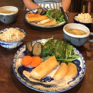 All veg lunch  at Poleyale in Tokyo