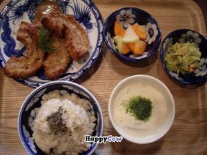 Lunch set at Poleyale in Tokyo