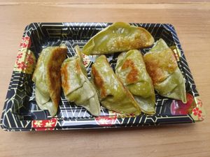 Vegetable Gyoza With Spinach Pastry 

Comes with the Choice of Gyoza Sauce or Sweet Chilli Dip at More Than Sushi in Poole