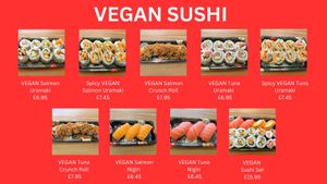 Yummy Vegan Sushi at More Than Sushi! at More Than Sushi in Poole