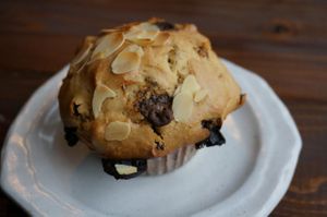Vegan muffin. at Cafe Annapoorna in Tokyo