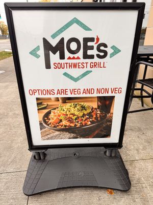 Sign Outside   at Moe's Southwest Grill in Niagara Falls