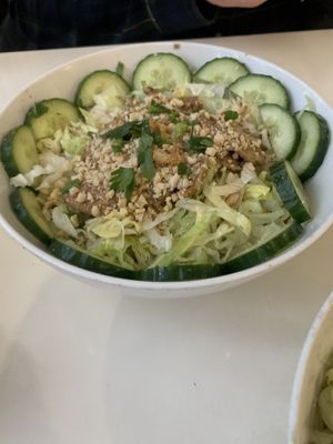 bun nem #Veganuary at Loving Hut - Warynskiego in Warsaw