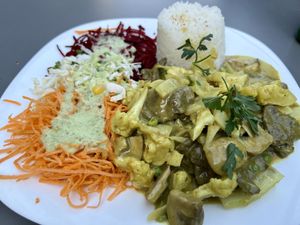 Crazy curry  at Loving Hut - Warynskiego in Warsaw