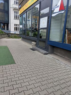 Outside at Loving Hut - Warynskiego in Warsaw