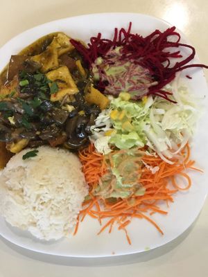 chinese food at Loving Hut - Warynskiego in Warsaw