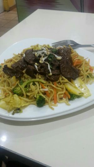 Happy noodle at Loving Hut - Warynskiego in Warsaw