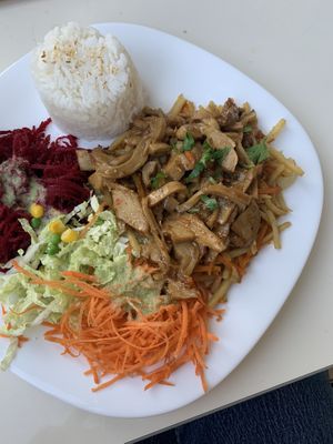 peking duck  at Loving Hut - Warynskiego in Warsaw