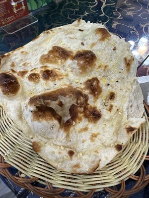 Garlic naan  at Calcutta Indian Food in Taipei