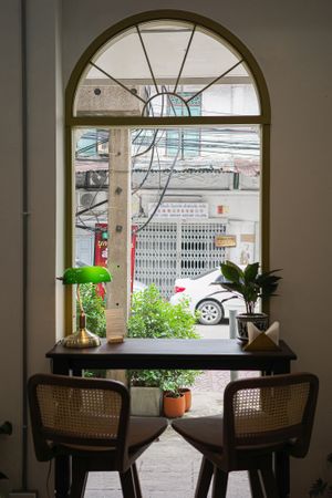 people watching table.  at AGAR RAGA - Akaaka - อาการากา in Bangkok
