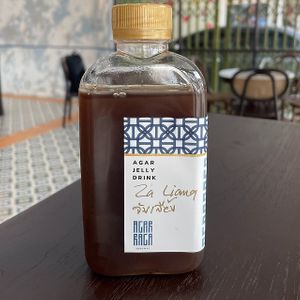 Chinese herbal tea jelly drink. 0% sugar. Sweetened with monk fruit. at AGAR RAGA - Akaaka - อาการากา in Bangkok