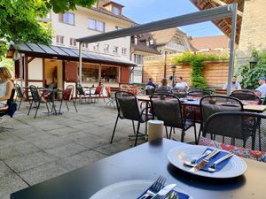 Terrace at Sama in Zofingen
