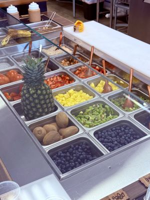 Fresh ingredients  at Everbowl in Valdosta