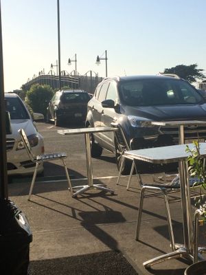 Near the pier at Dinosaurs in Pacifica