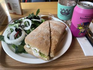 Vegan veggie sandwich  at March Rabbit - Gang-nam gu - 마치 래빗 in Seoul