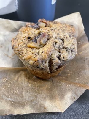 Banana nut muffin  at Single Speed Coffee Roasters in Flagstaff